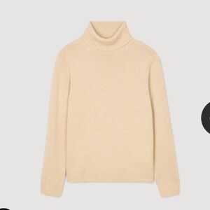 Sandro Men’s Wool and Cashmere Turtleneck Sweater Size Large